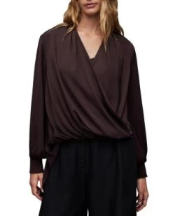 Abi Draped Top - ALLSAINTS