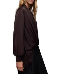 Abi Draped Top - ALLSAINTS -Fashion Clothing AllSaints 13070903 fpx