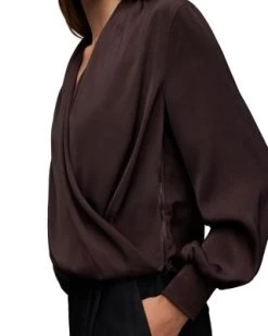 Abi Draped Top - ALLSAINTS -Fashion Clothing AllSaints 13070904 fpx