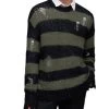 Sid Destructed Crewneck Sweater - ALLSAINTS