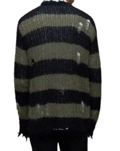 Sid Destructed Crewneck Sweater - ALLSAINTS -Fashion Clothing AllSaints 13081963 fpx
