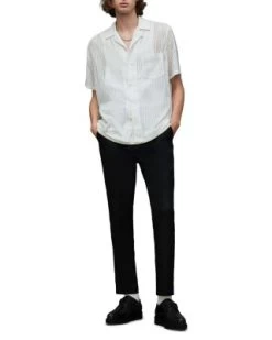 Cala Relaxed Fit Short Sleeve Camp Shirt - ALLSAINTS -Fashion Clothing AllSaints 13088358 fpx