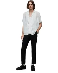 Cala Relaxed Fit Short Sleeve Camp Shirt - ALLSAINTS -Fashion Clothing AllSaints 13088361 fpx