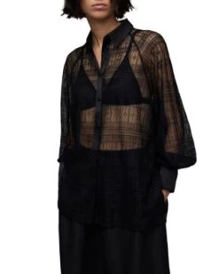 Oana Lace Shirt - ALLSAINTS