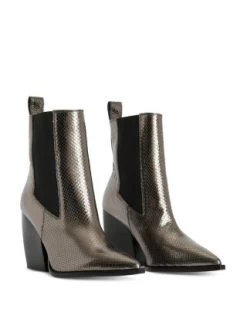 Women's Ria Sparkle Pull On High Heel Chelsea Boots - ALLSAINTS -Fashion Clothing AllSaints 13093925 fpx