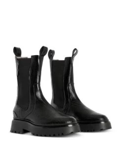 Women's Amber Snake Pull On Chelsea Boots - ALLSAINTS