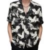 Tsuru Printed Regular Fit Short Sleeved Shirt - ALLSAINTS