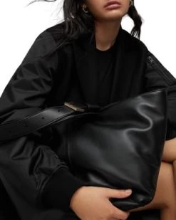 Aika Leather Tote - ALLSAINTS -Fashion Clothing AllSaints 13103931 fpx