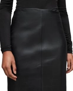 Lucille Leather Pencil Skirt - ALLSAINTS -Fashion Clothing AllSaints 13140149 fpx