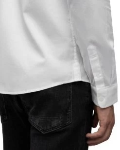 Simmons Cotton Button Down Shirt - ALLSAINTS -Fashion Clothing AllSaints 13165469 fpx