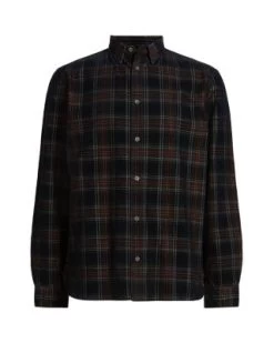 Herculis Relaxed Fit Printed Long Sleeve Shirt - ALLSAINTS -Fashion Clothing AllSaints 13169736 fpx