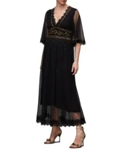 Chaya Embellished Dress - ALLSAINTS -Fashion Clothing AllSaints 13169801 fpx