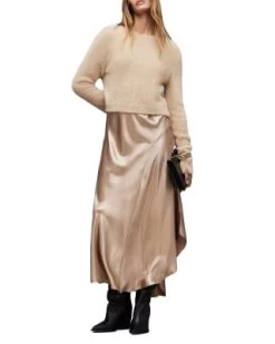 Megan 2-in-1 Sweater & Slip Dress - ALLSAINTS -Fashion Clothing AllSaints 13170012 fpx