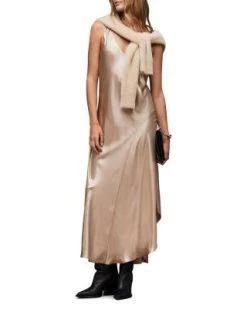 Megan 2-in-1 Sweater & Slip Dress - ALLSAINTS -Fashion Clothing AllSaints 13170022 fpx