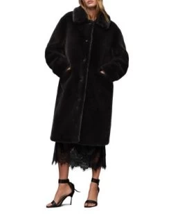Sora Faux Fur Coat - ALLSAINTS