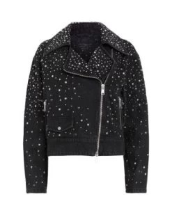 Eve Studded Denim Jacket - ALLSAINTS -Fashion Clothing AllSaints 13170450 fpx
