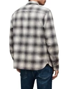 Omega Relaxed Fit Printed Long Sleeve Shirt - ALLSAINTS -Fashion Clothing AllSaints 13170497 fpx