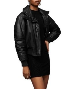 Sloane Padded Leather Jacket - ALLSAINTS