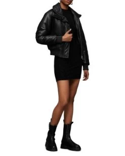Sloane Padded Leather Jacket - ALLSAINTS -Fashion Clothing AllSaints 13170811 fpx