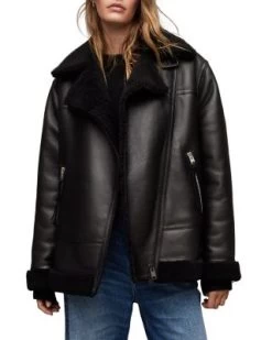 Sola Shearling Coat - ALLSAINTS