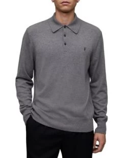 Kilburn Long Sleeve Polo Shirt - ALLSAINTS