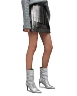 Aisha Fringed Leather Skirt - ALLSAINTS