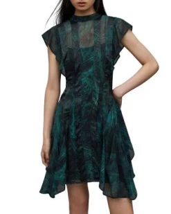 Fleur Zig Dress - ALLSAINTS