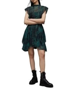 Fleur Zig Dress - ALLSAINTS -Fashion Clothing AllSaints 13173005 fpx