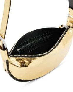 Half Moon Small Metallic Crossbody - ALLSAINTS -Fashion Clothing AllSaints 13182672 fpx