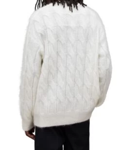 Kosmic Cable Knit Crewneck Sweater - ALLSAINTS -Fashion Clothing AllSaints 13188547 fpx