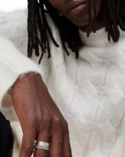 Kosmic Cable Knit Crewneck Sweater - ALLSAINTS -Fashion Clothing AllSaints 13188552 fpx