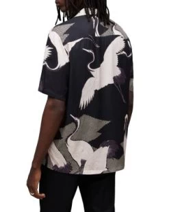 Zikano Relaxed Fit Short Sleeve Shirt - ALLSAINTS -Fashion Clothing AllSaints 13195944 fpx