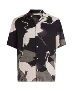 Zikano Relaxed Fit Short Sleeve Shirt - ALLSAINTS -Fashion Clothing AllSaints 13195948 fpx