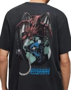 Space Dragon Cotton Tee - ALLSAINTS -Fashion Clothing AllSaints 13201883 fpx