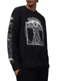 Insignia Crewneck Sweater - ALLSAINTS