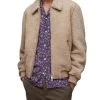 Charlie Shearling Bomber Jacket - ALLSAINTS