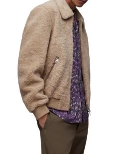Charlie Shearling Bomber Jacket - ALLSAINTS -Fashion Clothing AllSaints 13204894 fpx