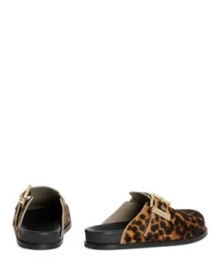Venus Lepo Buckled Animal Print Calf Hair Mules - ALLSAINTS -Fashion Clothing AllSaints 13209118 fpx