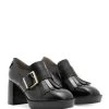 Women's Zia Buckled High Heel Loafer Pumps - ALLSAINTS