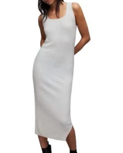 Margot Crewneck Dress - ALLSAINTS -Fashion Clothing AllSaints 13240010 fpx