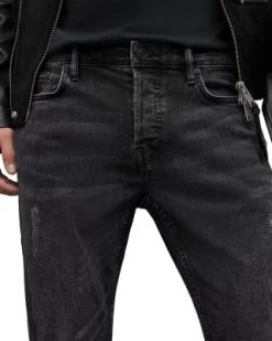 Rex Slim Fit Jeans In Washed Black - ALLSAINTS -Fashion Clothing AllSaints 13240972 fpx