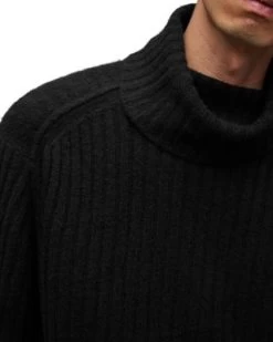 Varid Relaxed Fit Ribbed Funnel Neck Sweater - ALLSAINTS -Fashion Clothing AllSaints 13241136 fpx