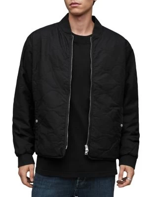 Vesco Relaxed Fit Quilted Zip Front Jacket - ALLSAINTS