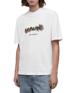 Chiao Cotton Graphic Tee - ALLSAINTS