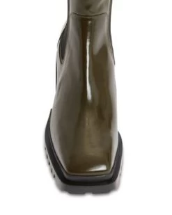 Women's Skarlet Square Toe Stretch High Heel Platform Booties - ALLSAINTS -Fashion Clothing AllSaints 13260315 fpx