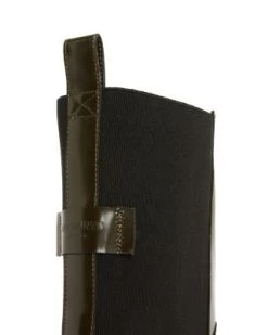 Women's Skarlet Square Toe Stretch High Heel Platform Booties - ALLSAINTS -Fashion Clothing AllSaints 13260316 fpx