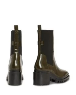 Women's Skarlet Square Toe Stretch High Heel Platform Booties - ALLSAINTS -Fashion Clothing AllSaints 13260317 fpx