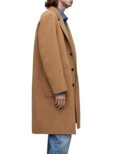 Stano Button Front Overcoat - ALLSAINTS -Fashion Clothing AllSaints 13260597 fpx
