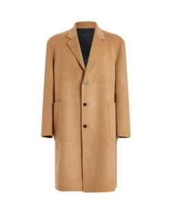Stano Button Front Overcoat - ALLSAINTS -Fashion Clothing AllSaints 13260599 fpx
