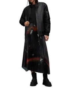 Leia Moonage 2-in-1 Pleated Dress & Sweater - ALLSAINTS -Fashion Clothing AllSaints 13261043 fpx